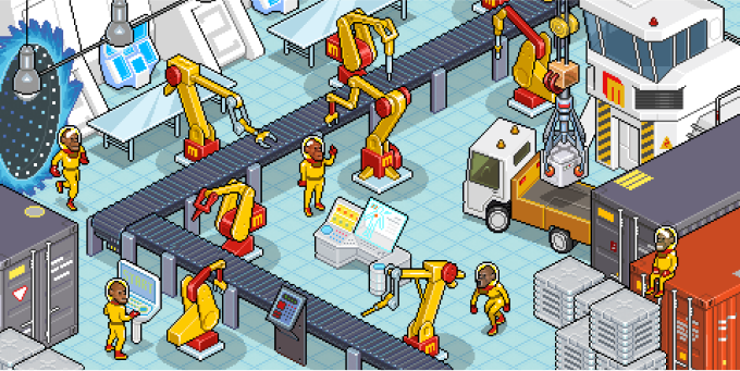 Image of the robot factory